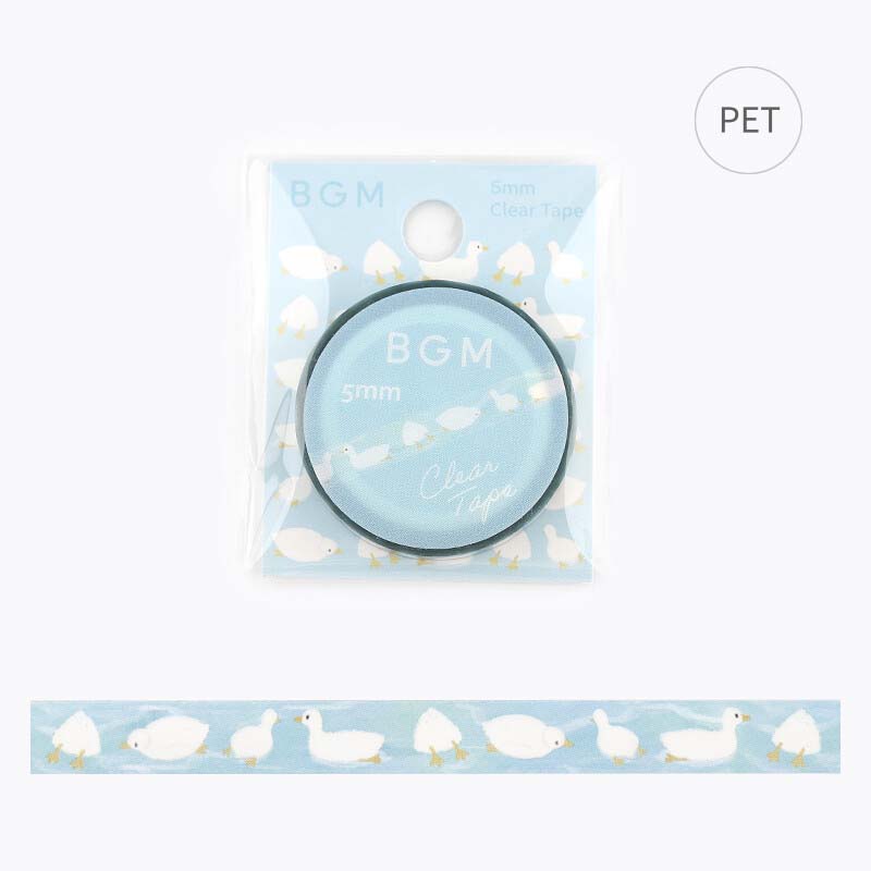 Clear Tape Slim Swimming Duck