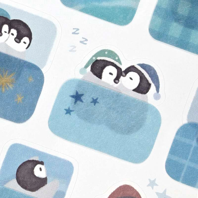 Stickers Mattari Animals Good Night Penguin (2pc)
