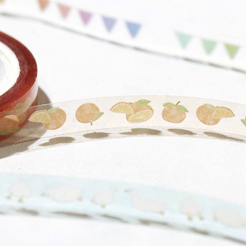 Clear Tape Slim Tangerine