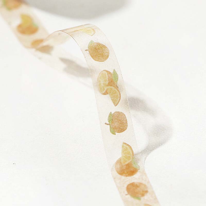 Clear Tape Slim Tangerine