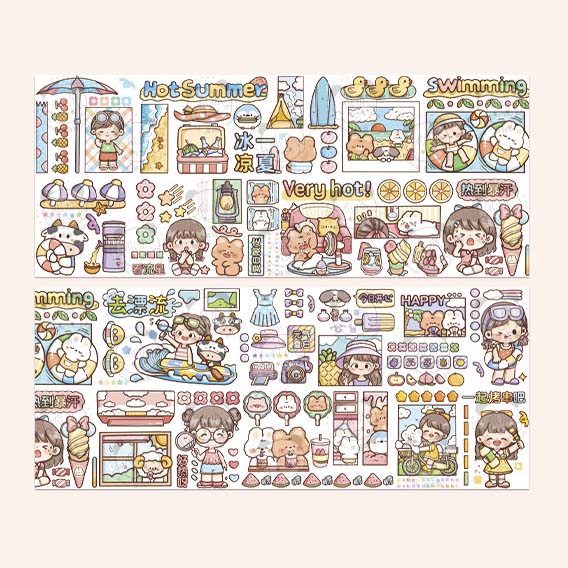 Stickers Cheerful Summer (1-2)