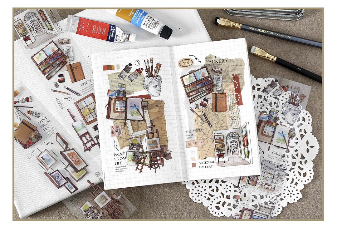 Stickers Time Traveler Drawing Room