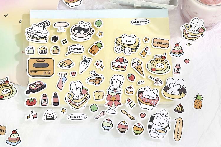 Stickers Totolo Cafe Orange