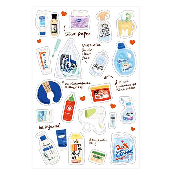Stickers Travel Sketches Small Objects