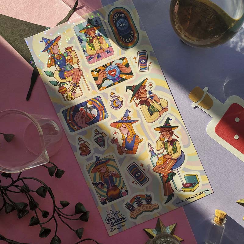 Stickers Far Out Fortune Tellers