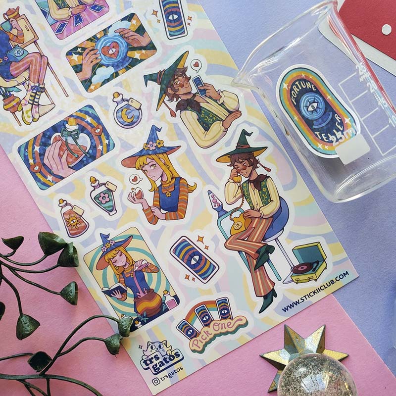 Stickers Far Out Fortune Tellers