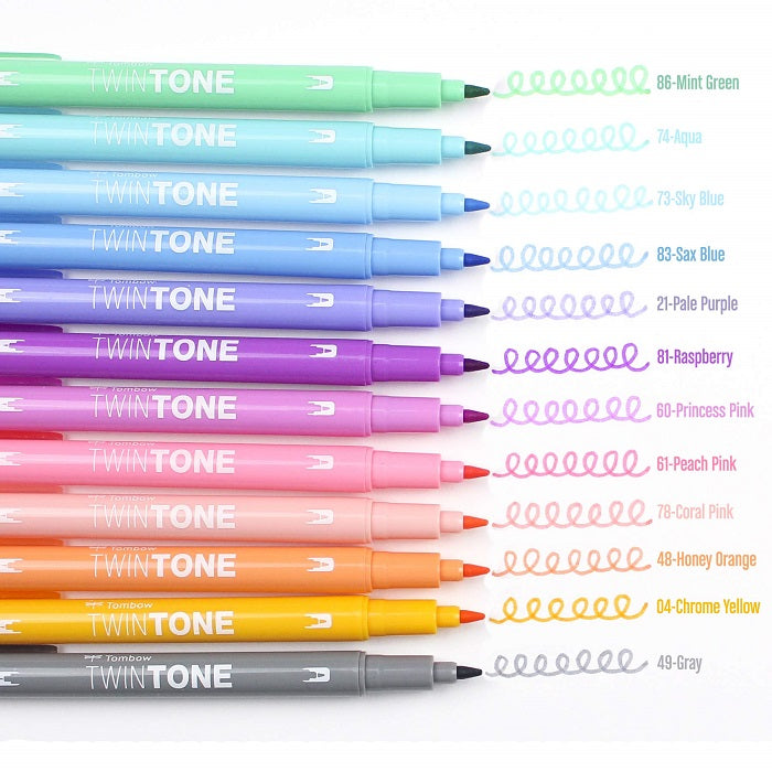 Rotuladores de Doble Punta Tombow Twintone