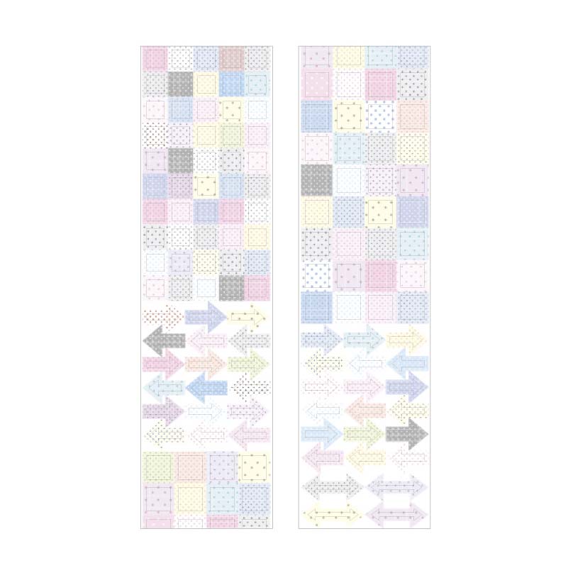 Stickers en Rollo Wave Point Control Square Sugar