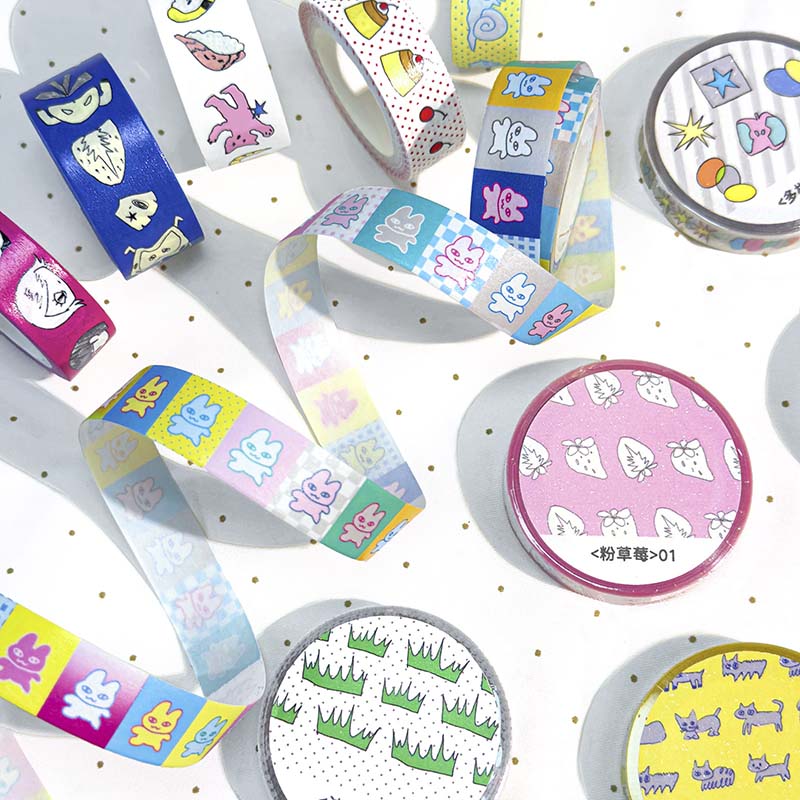 PET Tape Weird Party Geometrics