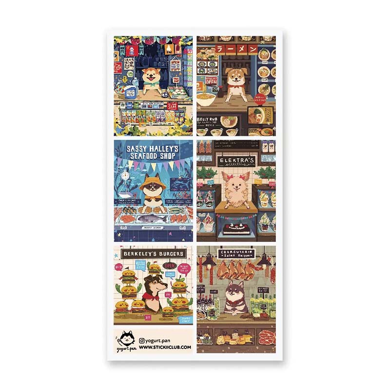 Stickers Doggo Merchants