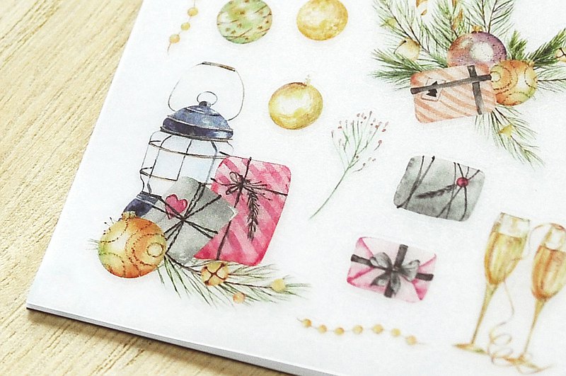 Stickers Transferibles 1020 Sparkling Gold Christmas