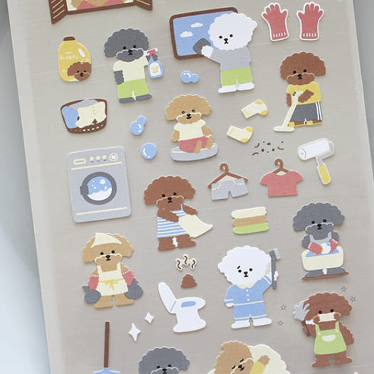 Stickers Cleaning Day