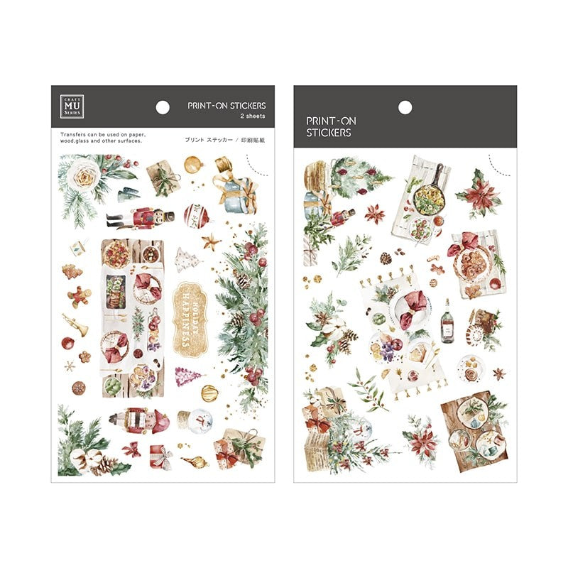 Stickers Transferibles 1008 Christmas Feast