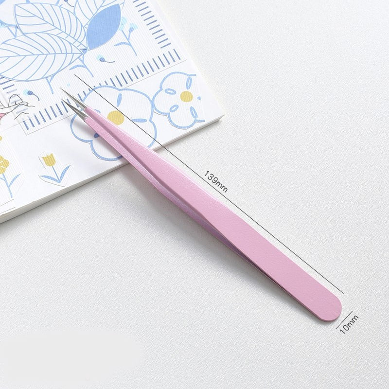 Pinzas Metálicas Rectas Baby Pink