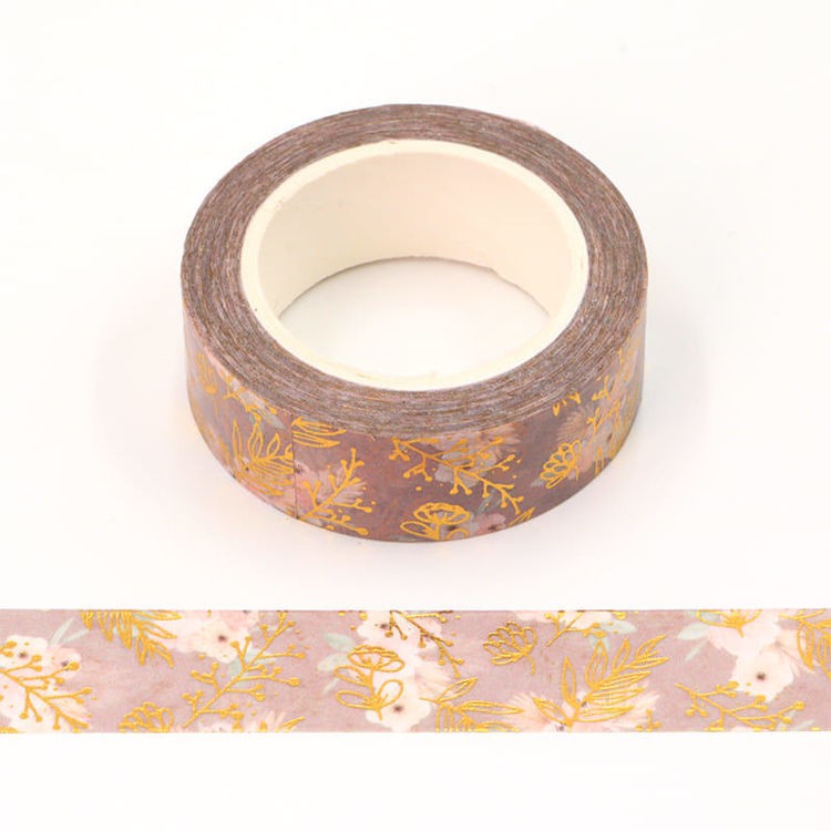 Washi Tape Foil Floral