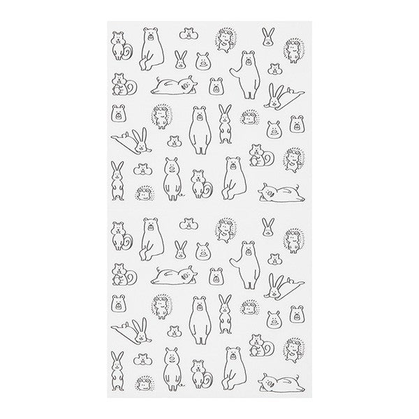 Stickers Chat Forest Animals
