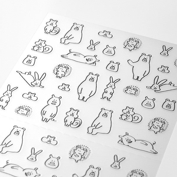 Stickers Chat Forest Animals