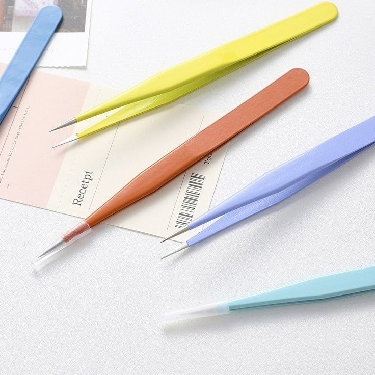 Pinzas Metálicas Rectas Baby Blue