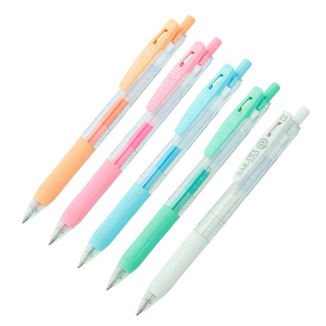 Bolígrafo Gel Sarasa Milk (Colores Pastel)