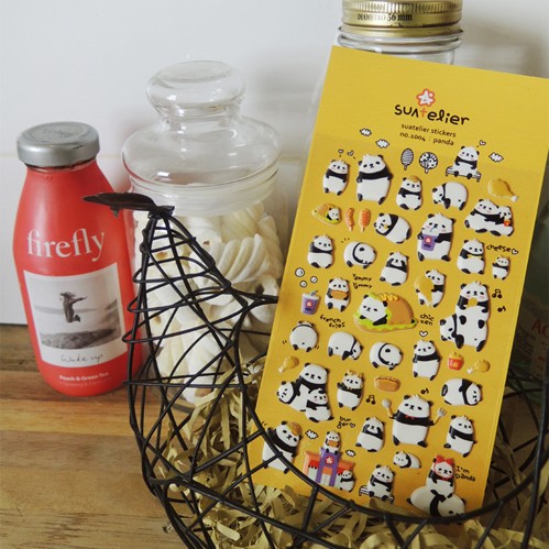 Stickers Puffy Panda