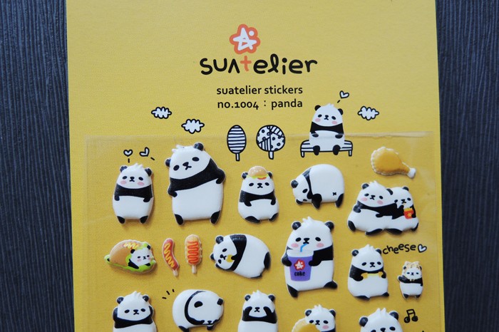Stickers Puffy Panda