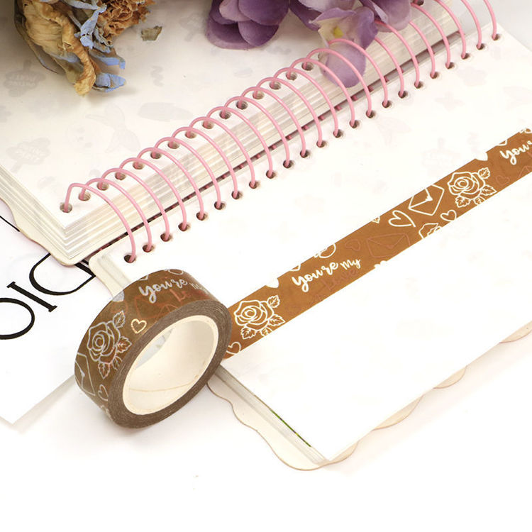 Washi Tape Foil Valentines Letter