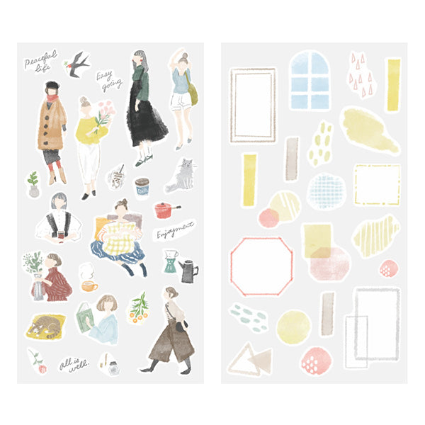 Stickers Two Sheets Fashion