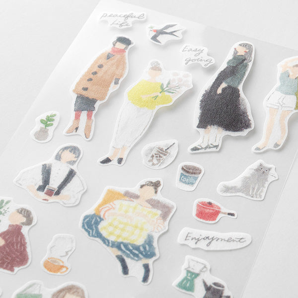 Stickers Two Sheets Fashion