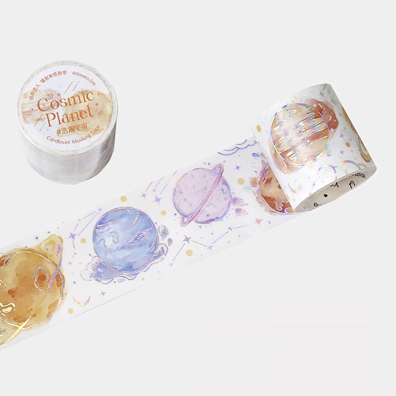 Washi Tape Colorful Scenery Cosmic Planet