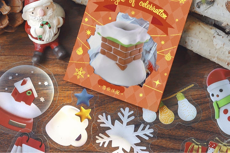Stickers Christmas 3D Night Of Celebration