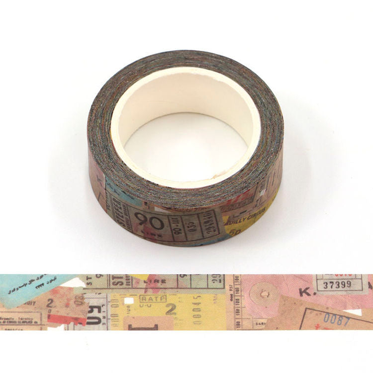 Washi Tape Travel Labels