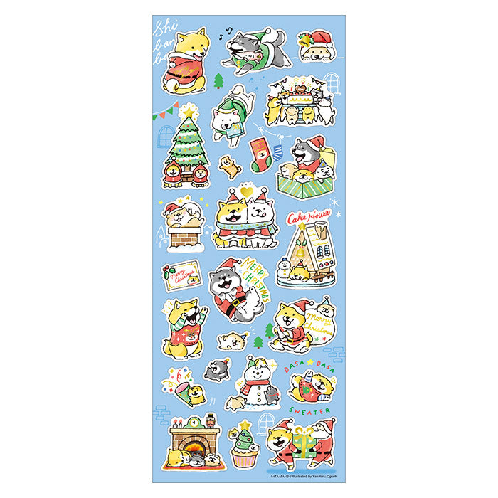 Stickers Winter Shibanban & Santa Claus
