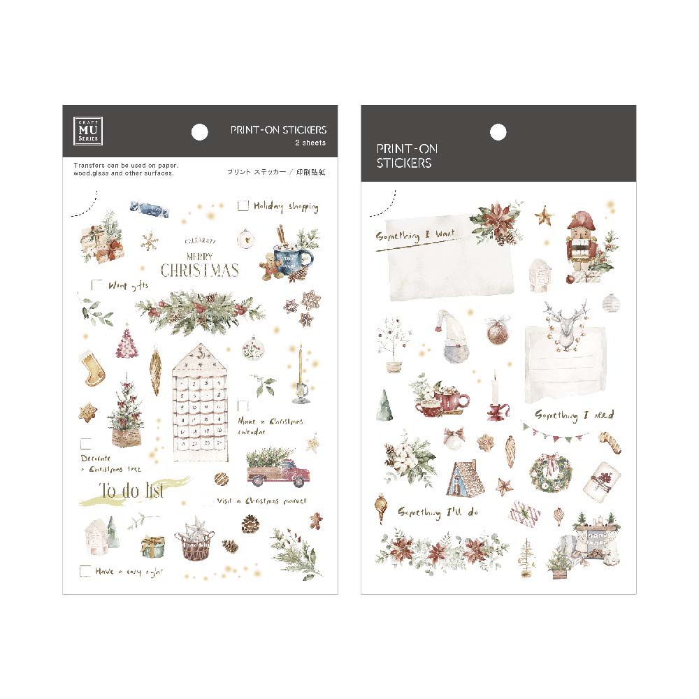 Stickers Transferibles 1022 Celebrate Merry Christmas