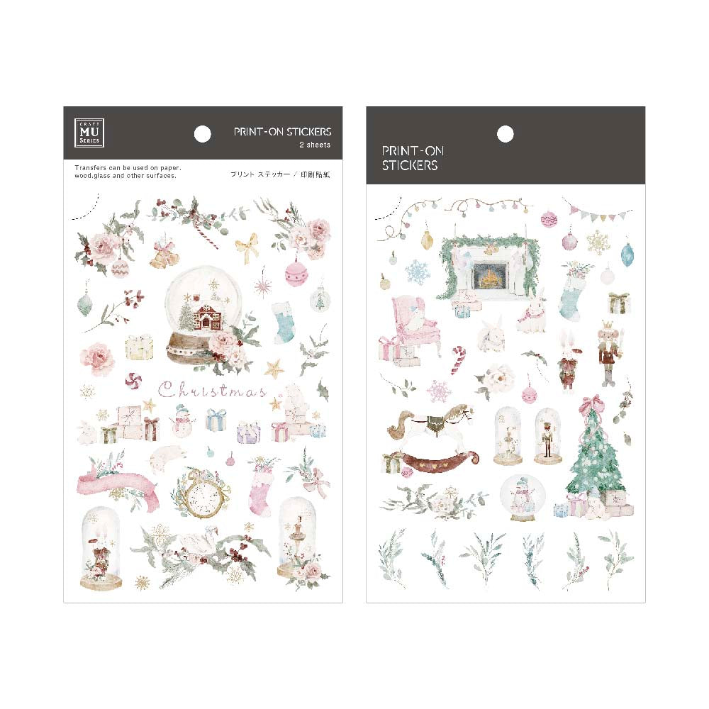 Stickers  Transferibles 1025 Christmas Snowball