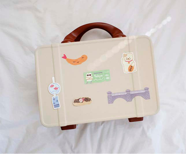 Stickers Travel Tokyo Travel Diary