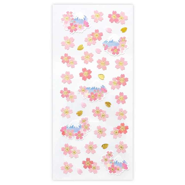Stickers Japanese Sakura Fuji