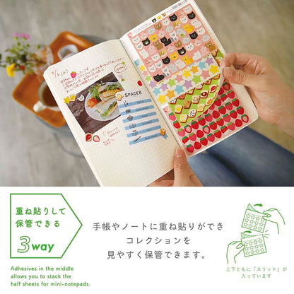 Stickers 3 Way Circle Flower