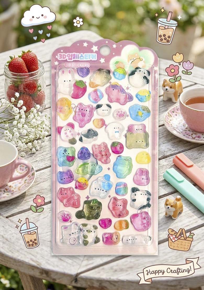Stickers 3D Bubble Puffy 7
