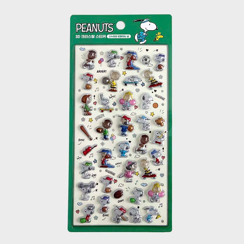 Stickers BonBon Drop Snoopy Peanuts Exercise