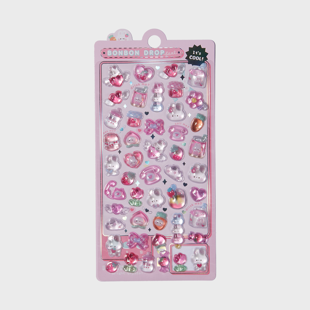 Stickers BonBon Drop Sweet Candy Series Pink