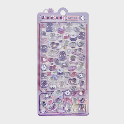 Stickers BonBon Drop Sweet Candy Series Purple