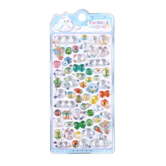 Stickers 3D Crystal Sticker Twinkle Momo Series Shimaenaga