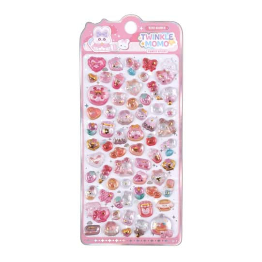 Stickers 3D Crystal Sticker Twinkle Momo Series Sweets