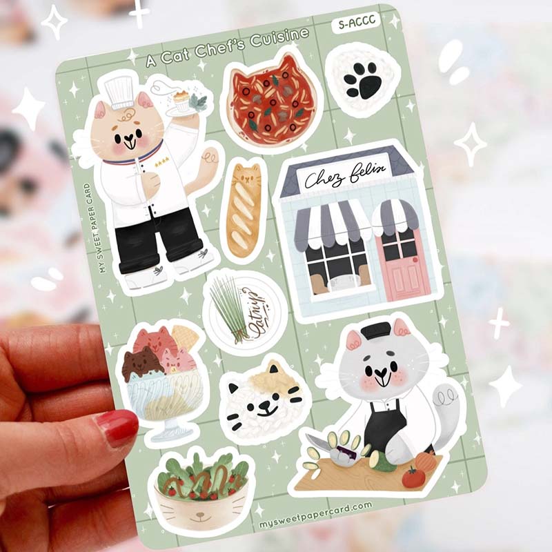 Stickers A Cat Chef&