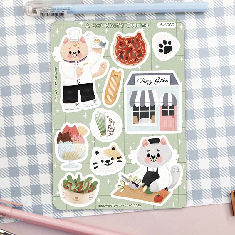 Stickers A Cat Chef&