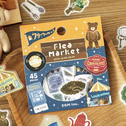 Stickers Retro Stroll Flea Market