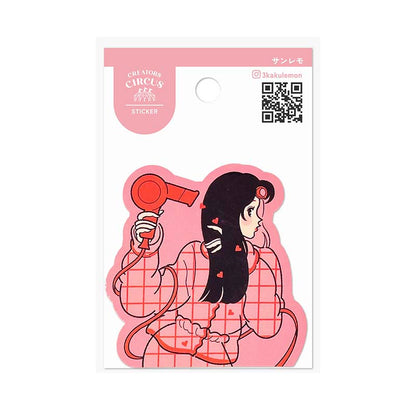 Sticker A Hair Set With Love
