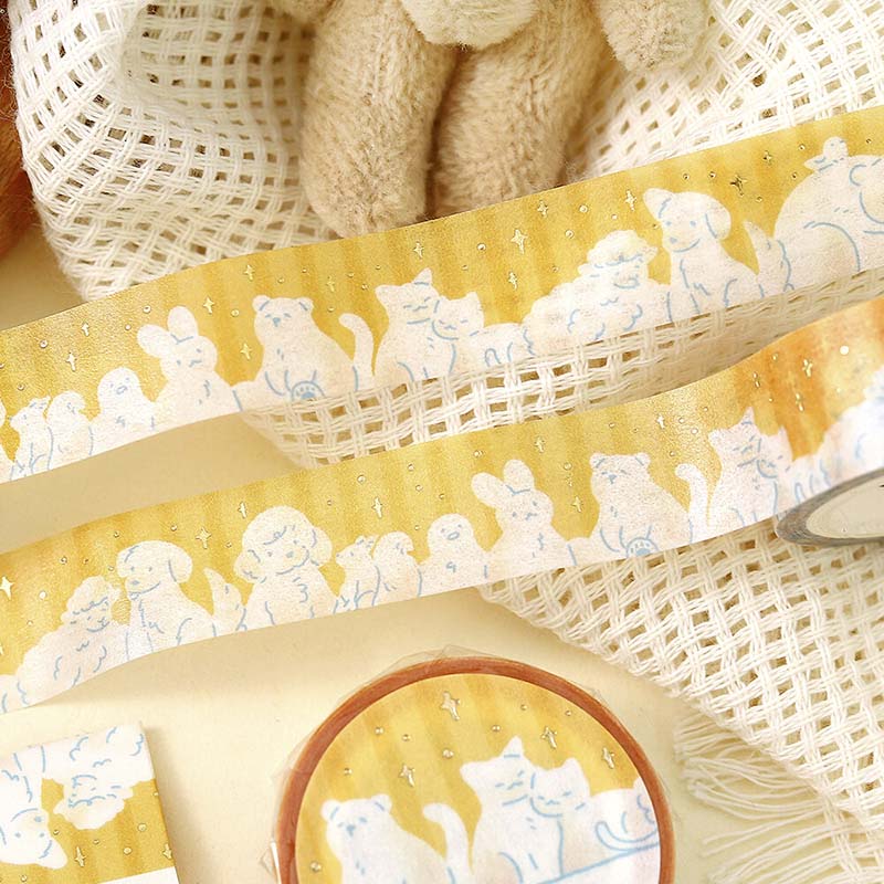 Washi Tape Foil Animal Bay