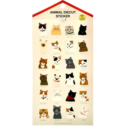 Stickers Animal Die-Cut Cat
