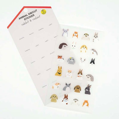 Stickers Animal Die-Cut Rabbit and Rodent
